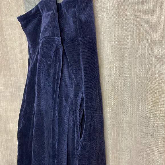 Aida Zak London Women's Modcloth Natalia Navy Blue Corduroy Skirt Size M - Picture 10 of 14